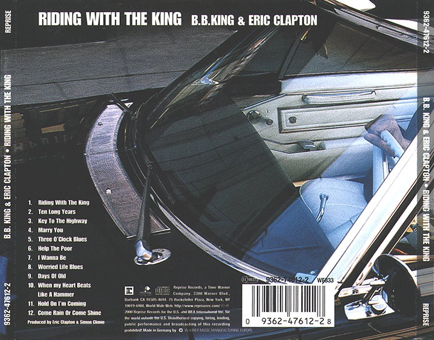Eric Clapton & B.B. King  Riding With The King : Back